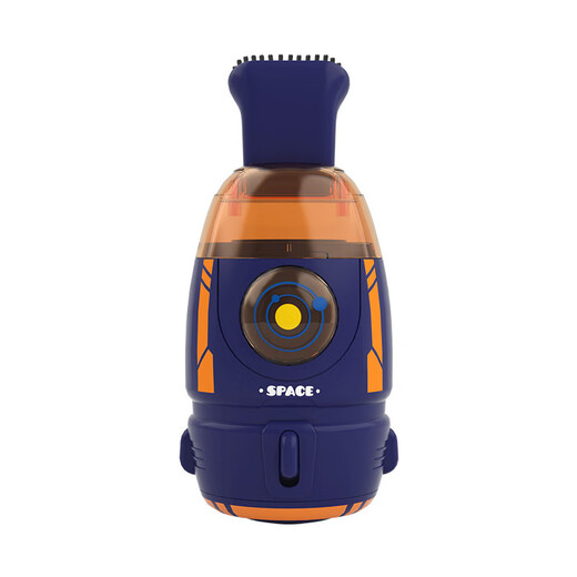 Yushuai Electric Desktop Cleaner pour nettoyer le clavier de pellicules en caoutchouc pour enfants Small and Prabted Rocket Desktop Nettaiteur Machine de nettoyage 628 Aspirateur à fusée - Emballage en anglais [version de batterie blanche]
