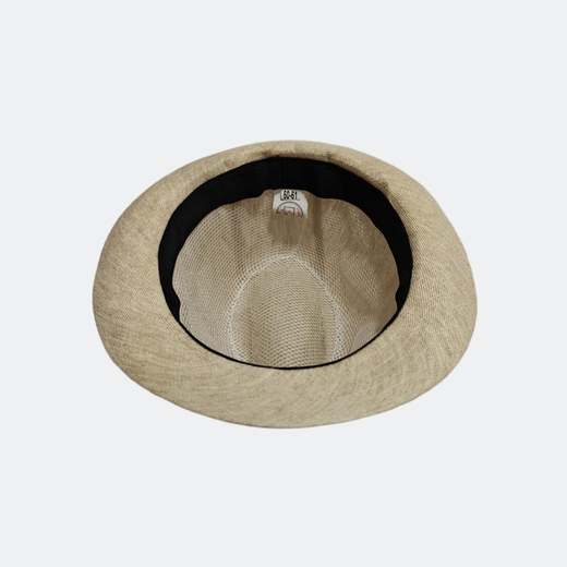 Sheng Xifu summer hat men's hat British gentleman hat sun protection hat natural color M (58-59CM)