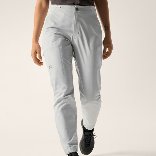 始祖鸟（ARC'TERYX）女士GAMMATAPERED防风防水耐磨软壳束脚裤X7036官方正品 黑色Black 均码 0-:短款