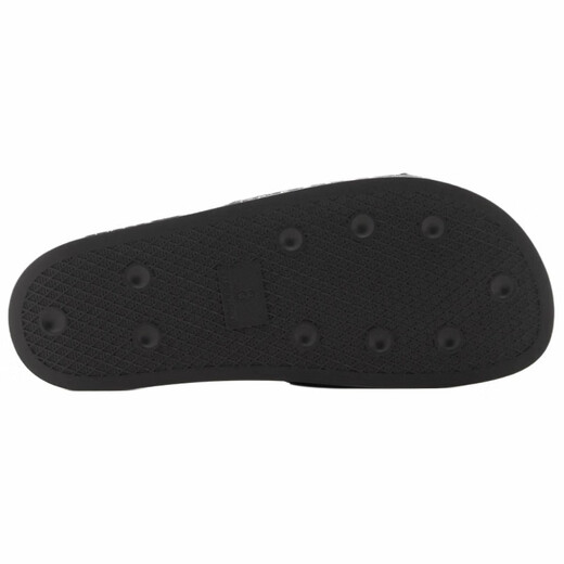 阿迪达斯 （adidas）ADILETTE 防滑耐磨休闲时尚一字拖鞋 男女同款 黑色 黑色 40.5