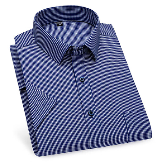 PMWrun Summer Sweat-Absorbing et respirant Shirt à manches courtes pour hommes minces Men de pointe de coton haut de gamme DX6629 M 165cm / 38 recommandé 10B DX6629 M