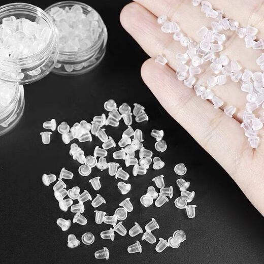 Silicone anti-falling ear plugs for sleep, firm ear studs, super tight universal anti-allergic advanced ear caps, earrings and ear buckle plugs, transparent silicone ear plugs - large size - 20 pcs