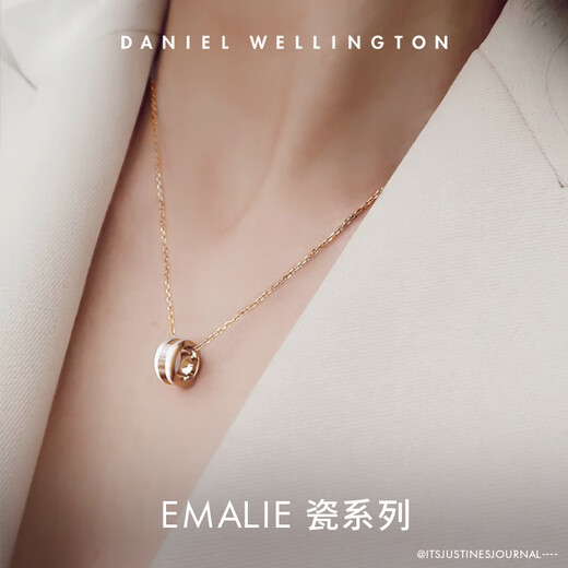 Daniel Wellington DW Collier Femelle Pendre Jewelry Rose Gold Chinese Saint Valentin Gift DW00400153
