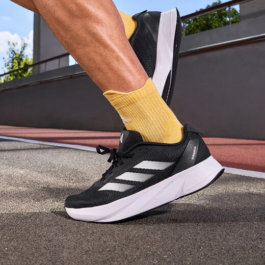adidas DURAMO SL训练备赛舒适体测跑鞋男子阿迪达斯官方   黑色/白色ID9849   42.5