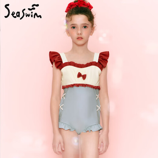 Zailu children's swimsuit women's quick-drying sunscreen one-piece swimsuit 2025 new children's high-end foreign bubble hot spring vacation M100c