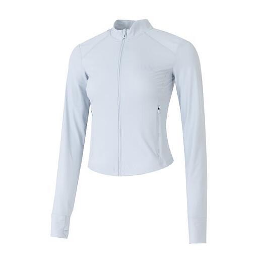 阿迪达斯（adidas）外套女装2025夏季新款运动服遮阳防晒衣修身立领上衣夹克KE5780 KE5780浅蓝 UPF50+ S