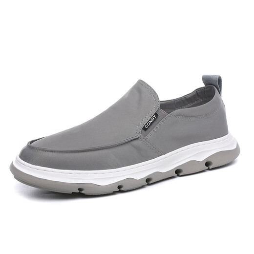 Chaussures en toile de marque monide Chaussures en tissu polyvalent respirant pour hommes Hommes de la paresse décontractée pour hommes chaussures pour hommes en vigueur noir 40
