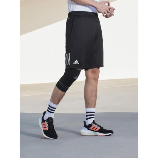Adidas Shorts Herrenhosen 2025 Sommer neue Sporthosen gewebt atmungsaktiven, schnell trocknenden Fitnesstraining Casual Hosen Fünf-Punkte-Hosen HC9737 Black 2xl