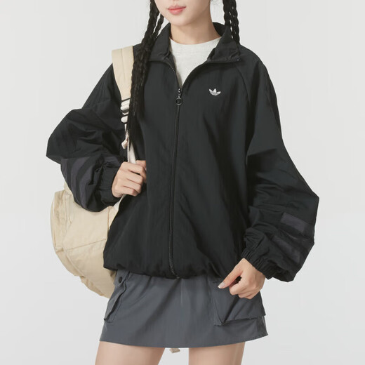 
Adidas (adidas) Clover Women's Clothing 2025 Summer New Sportswear Running Fitness Training Jacket Casual Woven Jacket JD6385 XS