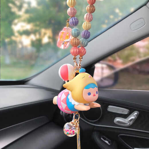 Yusenyi genuino PUCKY serie voladora colgante de coche interior del coche decoración colgante espejo retrovisor Internet celebridad colgante regalo globo aerostático bebé