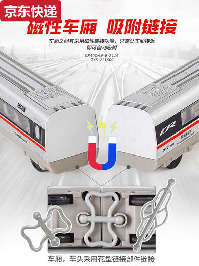 Yunmao High-speed Railway toy train remote control alloy Fuxing EMU model toy simulation Harmony children electric boy manual version alloy Fuxing EMU single section