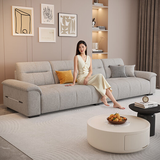 Jianxin cotton and linen sofa living room 2025 new small apartment removable and washable modern simple fabric sofa 936