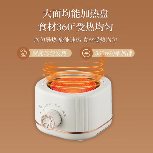 Health kettle, kettle, hot water kettle, thermostatic kettle, teapot, teapot, all-in-one, fully-glass, fully-automatic, small household, multifunctional office, large capacity, random color 0.6L