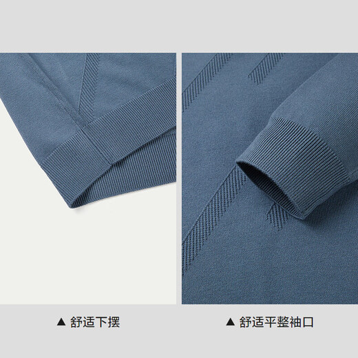 HLA海澜之家长袖针织衫男25轻商务时尚系列圆领毛衣男秋季