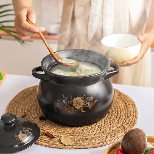 Casserole supor (Supor) Casserole Maison de gaz Pot Soup Pot Céramique Pot Small Casserole Haute température Résistant Chinois Médec