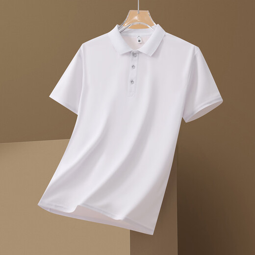 Jüdischer Polo-Nacken kurzärmeligte T-Shirt für die Sommersportläufe trendy Casual Thin T-Shirt atmungsaktivem, schnell trocknendem Top Hepg-JS-677 Black 5xl