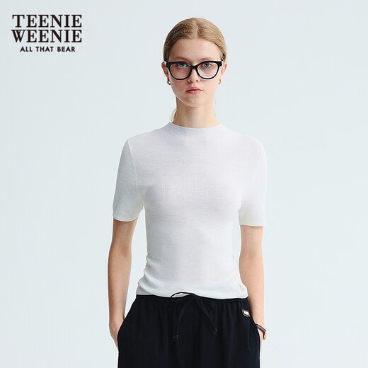 Teenie Weenie [Merinowolle] Bären Frauen 2025 Kurzarm Pullover Maschin