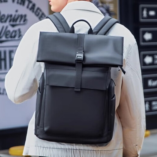 Mark Ryden sac à dos câble magnétique sac d'ordinateur de grande capacité grande capacité sac à dos multi-fonctions d'étudiant sac élégant noir