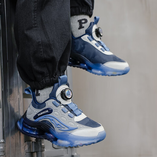Jungenschuhe Frühlings- und Herbst-Sportschuhe 2025 NEUER EISSENFAHREN AUSFAHREN ELDERSCHLUSS UND ODORFORTE STUDENT STUDPEN MIDERLICHEN KINDERSUCHEN SHOVERS SHOUS 601/GREY-BLUE [WAFFERFORTE LEDERSCHAFFSUMAME] Größe 35 (innere Länge 22,7 cm)