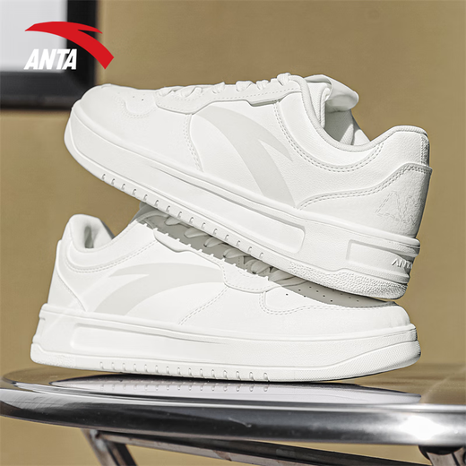 
Anta (ANTA) men's shoes 2025 summer new classic high-value white shoes men's high-end versatile casual shoes sports shoes Paper Sabele [relaxed shoes] 42