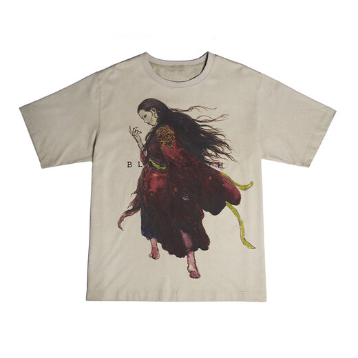 Black Myth Yao Claw Gold Short Sleeve T-shirt Black Myth Wukong official peripheral clothing, same style for men and women, loose brown L