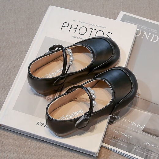 No. 1 Phoenix Girls' 2024 Shoes Children's Princess Small Leather Shoes Spring and Autumn New Summer Baby Single Shoes Soft Sole Mary Jane Children's Shoes Silver Collection and Follow for Priority Delivery 26 / The inner length of the shoe is about 15.7cm. The shoe is a little too small