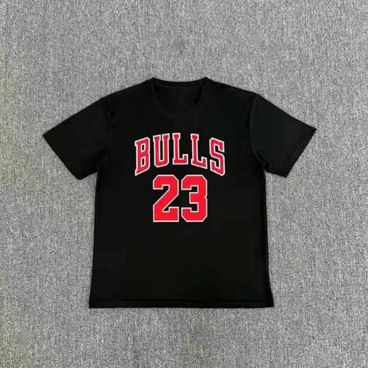 
Qiao Ting Bulls Rose Laven American basketball training suit Quick-drying short-sleeved sports T-shirt shooting suit trendy brand loose summer T6623 White Flyingman XS