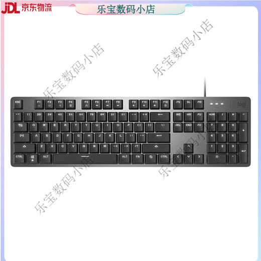 
Logitech LOGITECH unpacking Logitech wired mechanical keyboard e-sports game office typing green tea shaft backlit metal panel Logitech K845+ Yugui dog keycap Original unpacking warranty 1 year - Qing shaft x No