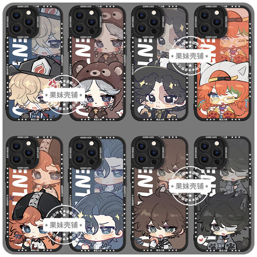 Membrane Lu Tang [First Order Direct Drop Xiaohongshu Hit] Q Version de la cinquième personnalité Case de téléphone mobile Prospecteur Prisonnier adapté au modèle Huawei [Hawkeye Black] S9896 Umbrella Soul [Série OPPO] envoyé aux notes de service client