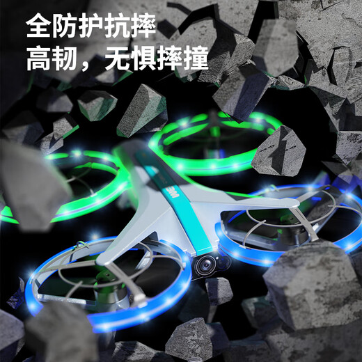 4DRC non-DJI mini drone HD aerial photography aircraft small toys for women boys remote control aircraft children's gift [6k aerial photography + optical flow hover] quadcopter aircraft 2 sets of batteries + remote control battery
