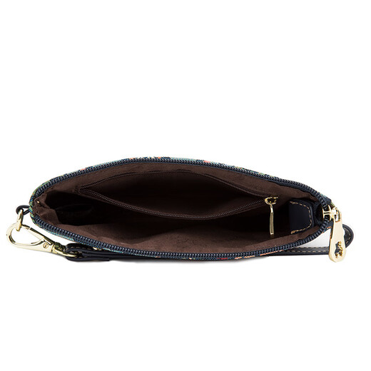 Bolsa móvil Bolsa de teléfono móvil Bolsa de monedas de monedas Nuevas madre atmosféricas Flor y bordado de pájaros Bordado de bordado de bordado de la dama