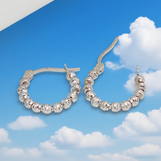 Whiskey PT950 Platinum Earrings Small Circle Platinum Earrings Earrings Ear Accessories Hole Earrings Women's Earrings Perkin Ear Bone Rings Engraving Consultation Customer Service Single Shot Not Delivered