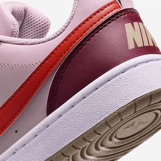 NIKE Nike men's and women's casual sneakers COURT BOROUGH children's sports shoes fashionable white shoes for teenagers and older children