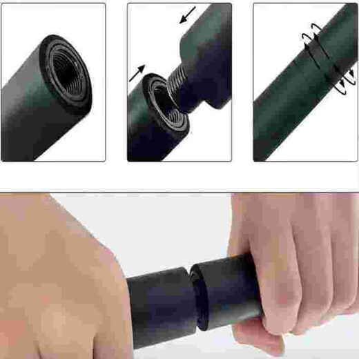 Meikejie Pilates bar multi-functional fitness bar yoga push-pull bar beautiful back home elastic exercise butt training tool tension rope multi-functional Pilates bar (three sections)