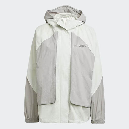 阿迪达斯 （adidas）【劲浪体育】女子防泼防风透湿疏水运动宽松连帽夹克外套KA5151 图色 XS