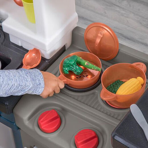 Regisseur des Kinderhauses Spielen Simulation Spielzeug Mädchen kocht Luxemburg Küche Gemüse Little Tek Simulation Spülmaschine