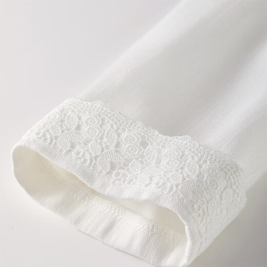 Chandubila Contains Linen 2025 Autumn One-button Shoulder Pad Lace Cuffs Notched Lapel Three-quarter Sleeve Blazer