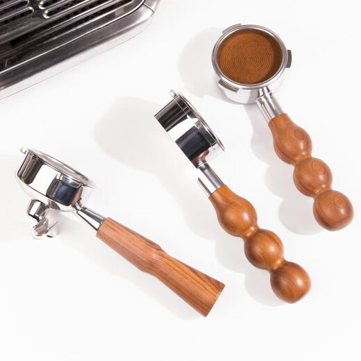 The initial concept of 833 Haiyan Xiaofang pro/PE3899 coffee machine bottomless handle 58mm three-ear double-mouth bottomed handle Baicui bottomless handle (with space-time capsule handle)