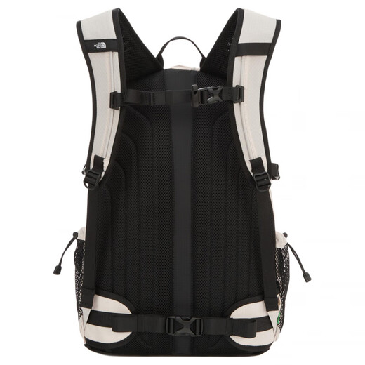 North Face Borealis32Llogo Logo Nylon Rucksack reguläre Männer und Frauen gleiche Paare Paare Creme Beige Creme Beige Creme Beige