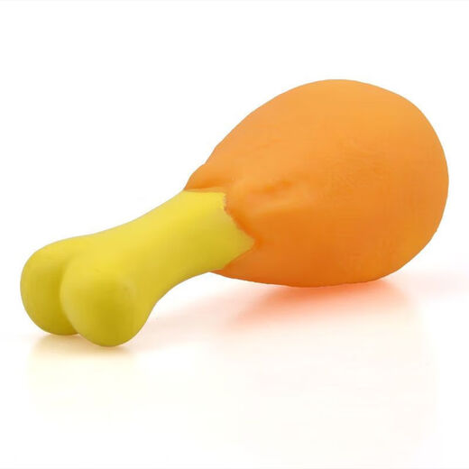 Dog sounding toy pet chicken leg toy sounding small and medium-sized dog bone chicken leg dog molar toy bite-resistant sounding chicken leg 2 pieces No Specifications