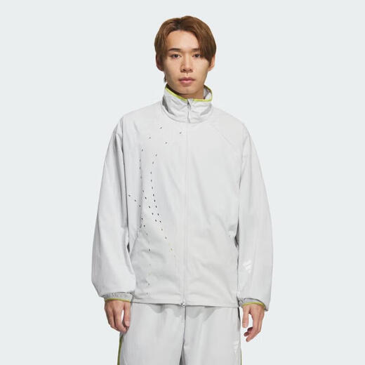 
adidas [Adidas] 2025 men's FUSTL M WV JKT1 stand-up collar sports casual jacket jacket KC6064 S