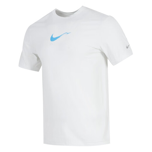 Nike (Nike) T-shirt Men's Summer Nouvelles vêtements de sport Running Fitness Vêtements décontractés Top Round Round Courets Clans HV4882-121 L