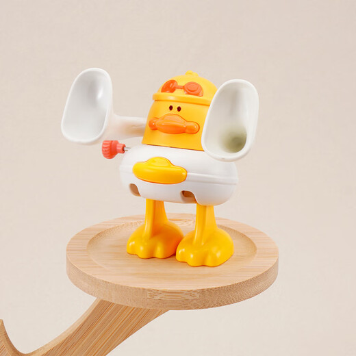 Он джиагонг детский заводной часовой заводной игрушечный коврик мультфильм борьба с утиной желтой курицей желтая утка Somersault Bab