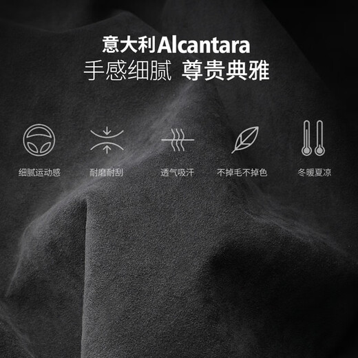 语森忆适用智界S7汽车用品配件座椅后上装饰贴Alcantara内饰改装件 Alcantara智界S7座椅后上贴-756