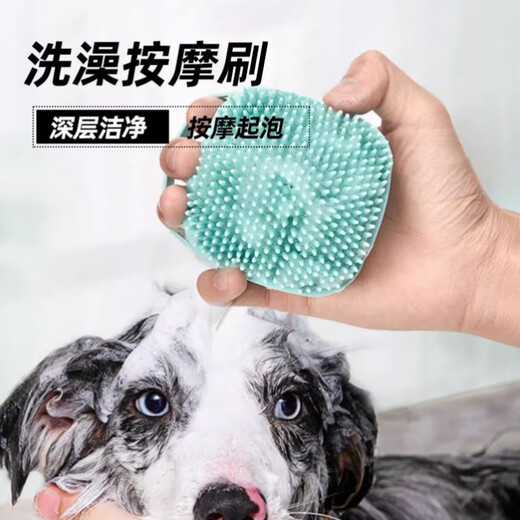 XMSJ five-piece nail clipping tool set, comb, comb, remove loose hair, massage comb, dog hair brush, special corgi needle comb supplies, C 5-piece pet care set, 5-piece care set, upgrade