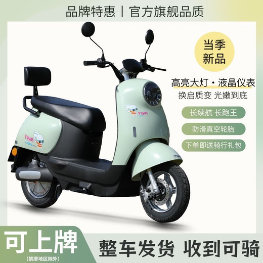 Feiye Electric Tricycle Subsidy 20% New National Standard Electric Vehicle Xiaoguiwang 72V Adult Long Range Electric Vehicle Vanilla Green 60v20a 5 Batteries + Standard Configuration