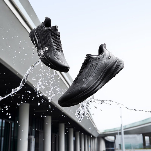 361 Sports Shoes Men's Front Wing Rain Screen Autumn and Winter Rainy Day Waterproof Warm Jogging Shoes Men 672532231-5