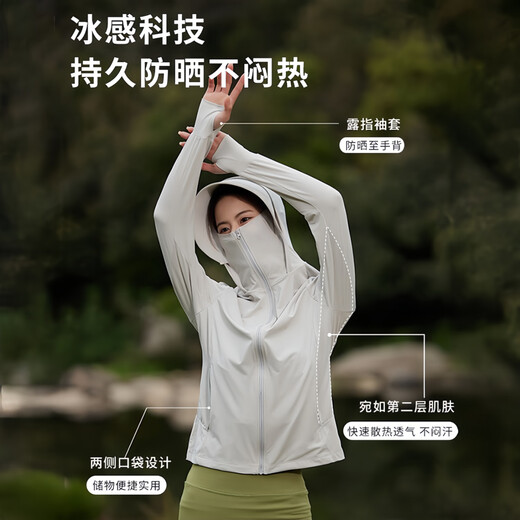 Langsha sun protection clothing for men and women in summer, high-power sun protection clothing, ultraviolet protection, ultra-thin breathable outdoor fishing clothing jacket, high-grade gray, same style for men and women - black rubber brim L, male 105-125 Jin Jin equals 0.5 kg, female 100-115 Jin Jin equals 0.5 kg