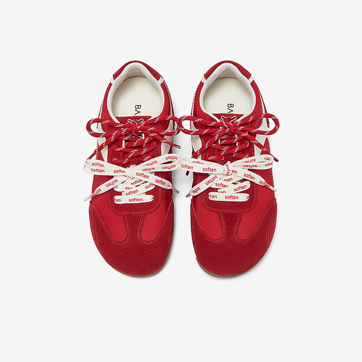 Bestou 2025 Automne Nouvelles chaussures d'entraînement allemandes Retro Outdoor Sports Chaussures décontractées pour femmes A6628CM5 [Pré-vente] Red 38