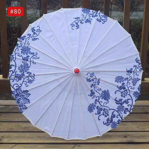 GJXBP oil paper umbrella ancient style umbrella props umbrella classical dance umbrella Hanfu cheongsam show photo umbrella prints look at the picture color 13882cm printed umbrella